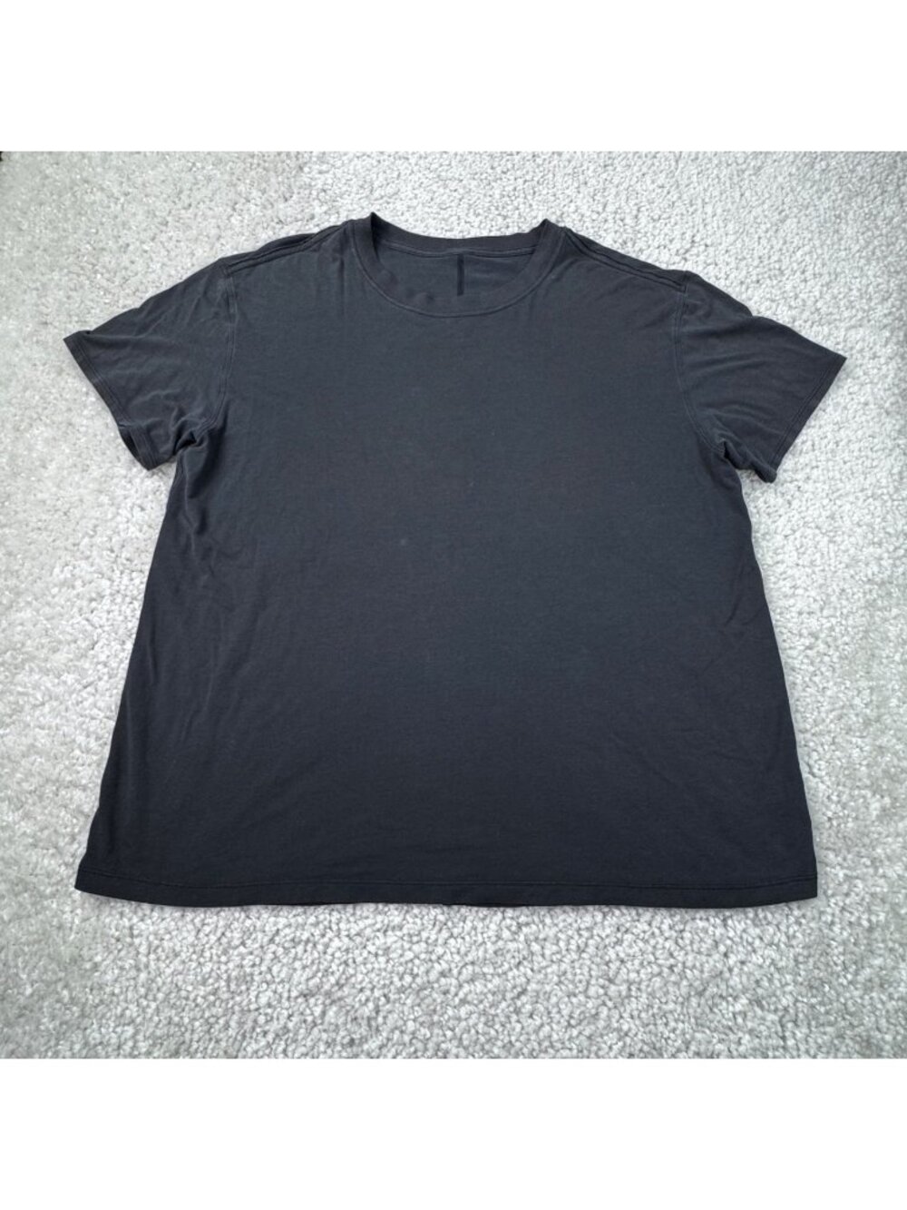 Lululemon All Yours Boyfriend Tee Black Womens 14